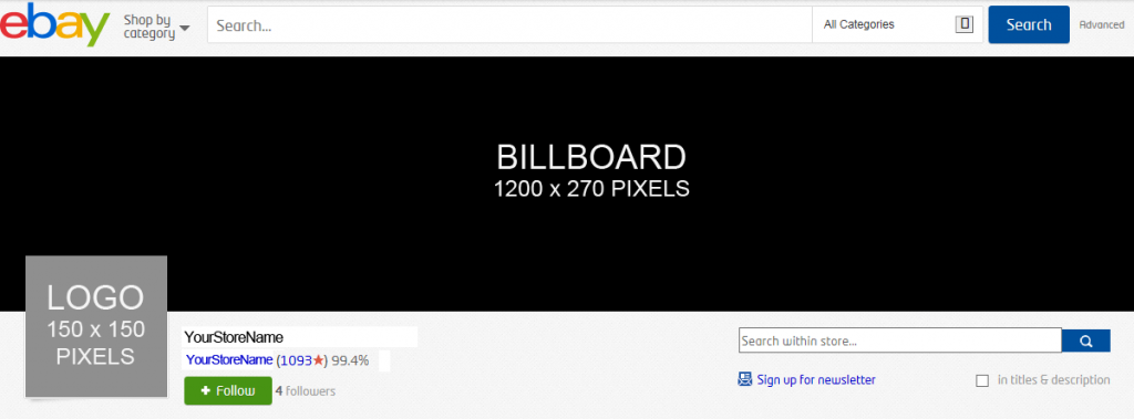 ebay store design guidelines